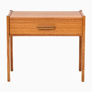 Scandinavian Bedside Table with Drawer, 1960s
