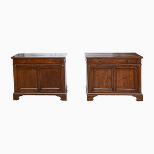 Sideboards or Nightstands in Fir, Late 1800s, Set of 2