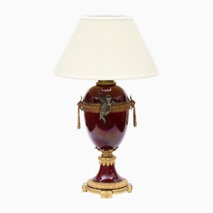 Lampe de Bureau Vintage en Porcelaine