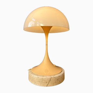 Lámpara de mesa Panthella Mushroom de Verner Panton, años 70