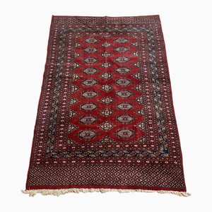 Vintage Hand-Knotted Bokhara Rug