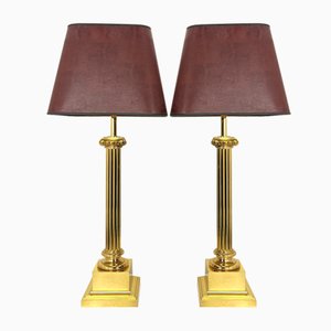 Large Mid-Century Table Lamps from Vereinigte Werkstätten Germany, 1960s, Set of 2