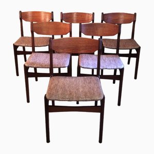 Dining Chairs attributed to Erik Buch, 1960s, Set of 6