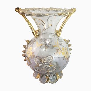 Venezianische Murano Glas Vase, 1920er