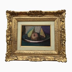 Willy James Rochat, Nature morte aux fruits, 1967, Oil on Canvas, Framed