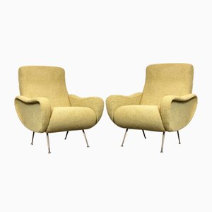 Italian Lady Lounge Chairs by Marco Zanuso, 1960s, Set of 2