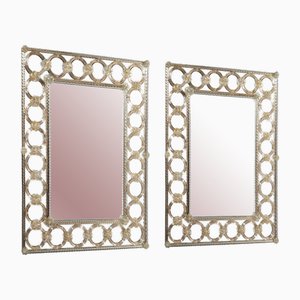 Venetian Mirror Murano Glass "Mamaro" by Fratelli Tosi