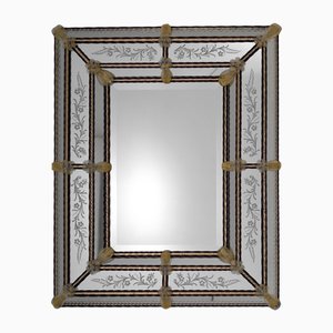 Cà Di Dio Murano Glass Mirror in Venetian Style by Fratelli Tosi