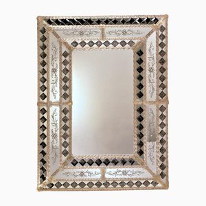 Miroir Vénitien en Verre Murano "San Mafio" par Fratelli Tosi