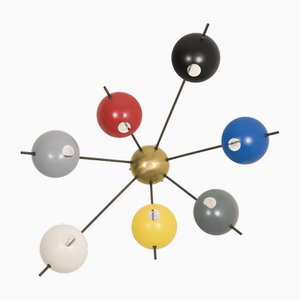 Septem I Helios Collection Multicolor Wall and Ceiling Lamp by Design for Macha