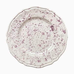 Medium Plate with Purple Spots from Popolo