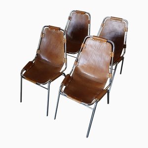 Les Arcs Stühle von Charlotte Perriand für Cassina, 1960er, 4er Set