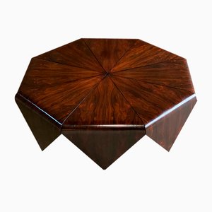 Table Basse Petals en Palissandre par Jorge Zalszupin pour L'atelier Moveis, 1973