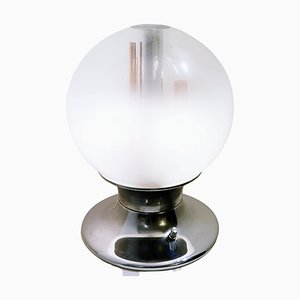 Lámpara de mesa Globe italiana Mid-Century de Angelo Brotto, años 60