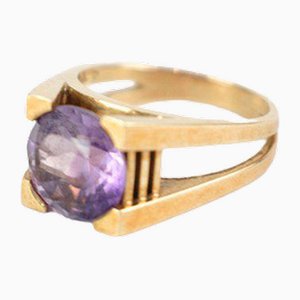 14 Karat Purple Amethyst Ring