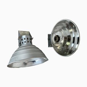 No. 2 Fotostudio Wall Ceiling Lights attributed to Zeiss Ikon, Germany, 1970s, Set of 2