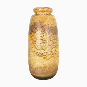 Large Pottery Fat Lava Multi-Color 284-47 Floor Vase attributed to Scheurich, 1970s