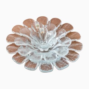 Mid-Century Danish Flower Bowls No. 388 Crystal Glass from Holmegaard, 1990s