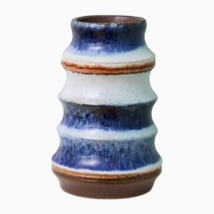 Deutsche Keramikvase von Strehla, 1960er