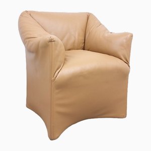 Sillón de cuero de Mario Bellini para Cassina