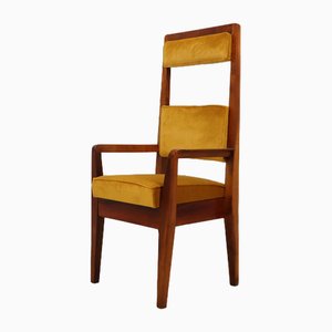 Italienischer Mid-Century Stuhl mit hoher Rückenlehne von BBPR, 1950er