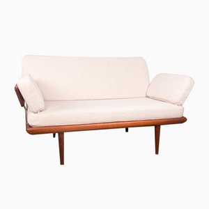 Danish Minerva Two-Seater Sofa in Teak by Peter Hvidt and Orla Molgaard Nielsen for France & Son, 1960s