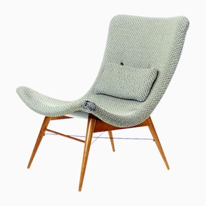 Mid-Century Louge Chair by Miroslav Navratil for Cesky Nabytek, 1959