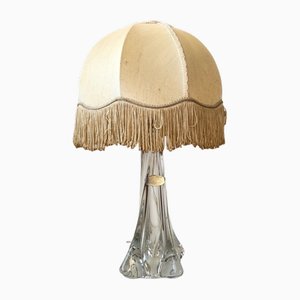 Crystal Lamp from Val Saint Lambert, 1950s