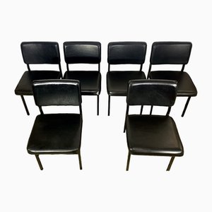Dining Chairs attributed to Pierre Guariche, 1950s, Set of 6
