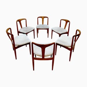 Juliane Esszimmerstühle von Johannes Andersen, 1960er, 6er Set
