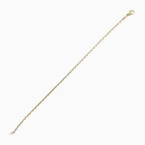 Brazalete con facetas de ancla de oro de 14 kt con candado de cabina de FBM