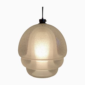 Lampe à Suspension LS 134 Medusa en Verre attribuée à Carlo Nason pour Mazzega, 1960s