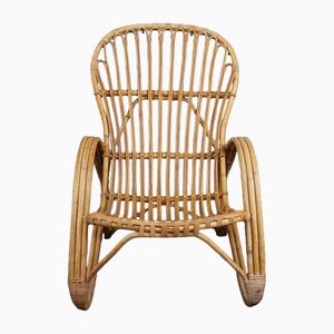 Rattan Sessel von Rohé Noordwolde, 1950