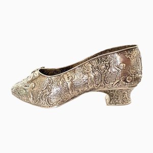 Silver-Plated Miniature Shoe