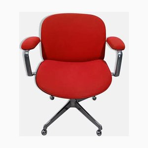 Red Desk Chair by Ico & Luisa Parisi for MIM, 1960s