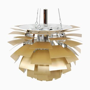 PH Kegelförmige Lampe aus Messing von Poul Henningsen