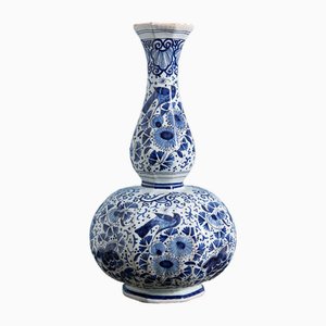 Dutch Delft, Blue & White Double Gourd Vase, 18th Century