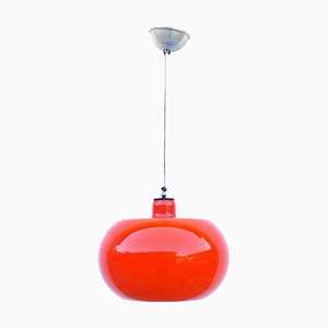 Ceiling Lamp in Glass by Alessandro Pianon for Lumenform, Italy, 1960s