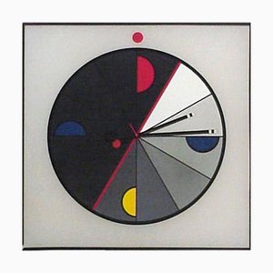 Grande Horloge Kloks Morphos Vintage par Kurt B. del Banco pour Acerbis, Italie, 1980s