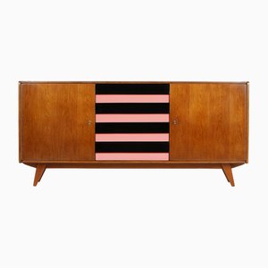 Mid-Century Sideboard with Wooden Drawers from UP Závody, 1960s