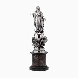 Französischer monumentaler Silberner Tafelaufsatz, 19. Jh. von Christofle, 1880er