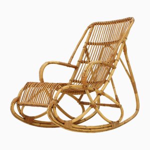 Bamboo Rocking Chair, 1960s