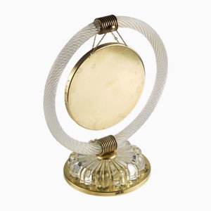 Italienischer Gong aus Muranoglas von Seguso