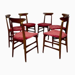 Italian Dining Chairs, 1950s, Set of 6