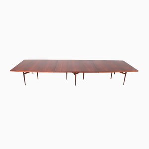 Large Mid-Century Modern Rosewood Conference Table by Arne Vodder for Sibast, 1960s