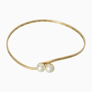 Vintage Gold and Pearl Bracelet from Stigbert, 1957