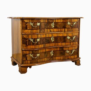 Baroque Walnut Chest of Drawers, South Germany, 18th Century