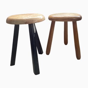Small Stools in the style of Perriand, 1960, Set of 2