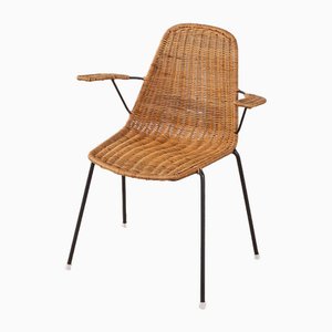 Woven Side Chair by Franco Campo & Carlo Graffi, 1950s