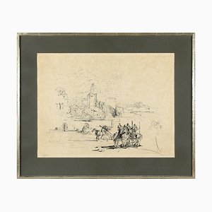 Salvador Dali, Rome et Cadaques, Signed and Limited Etching